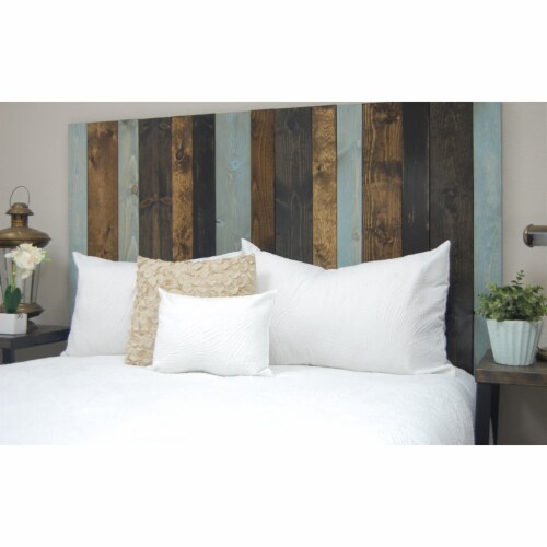 Barn Walls Floating Hanger 4 Panel Wall Headboard, All Terrain