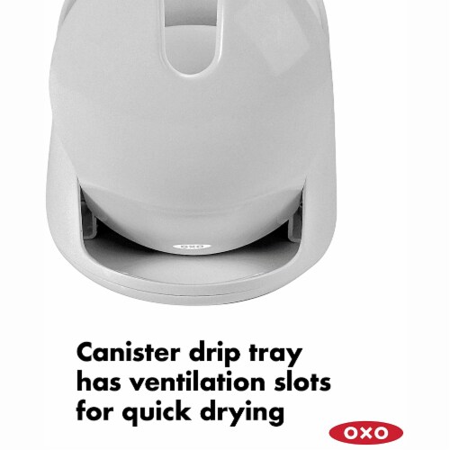 OXO 12225900 Good Grips Bathroom Hideaway Compact Toilet Cleaning Brush