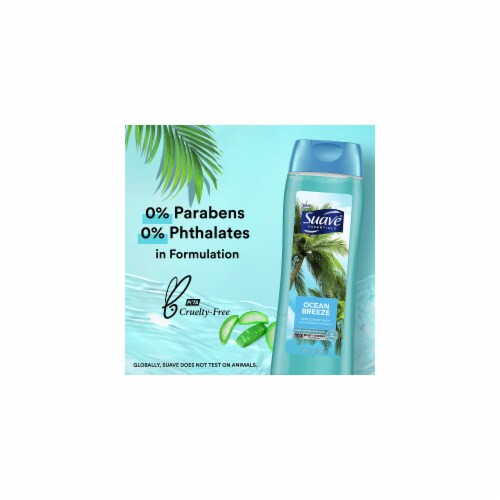Suave Essentials Ocean Breeze Refreshing Body Wash Soap for All Skin Types (Pack of 2), 2 packs