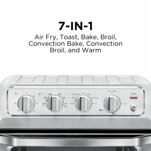 Chefman Stainless Steel ToastAir Air Fryer and Toaster Oven, 20 L