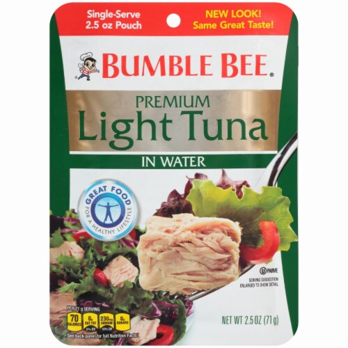 Bumble Bee Chunk Light Albacore Tuna in Water Pouches (Case Sale), 12