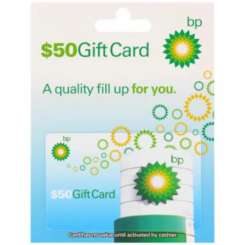 BP 50 Gift Card Activate and add value after Pickup, 0.10 removed