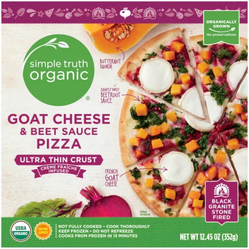 Fred Meyer Simple Truth Organic® Goat Cheese & Beet Sauce UltraThin