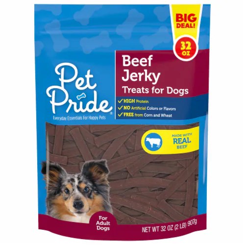 Pet Pride® Beef Jerky Dog Treats BIG Deal!, 32 oz Fred Meyer