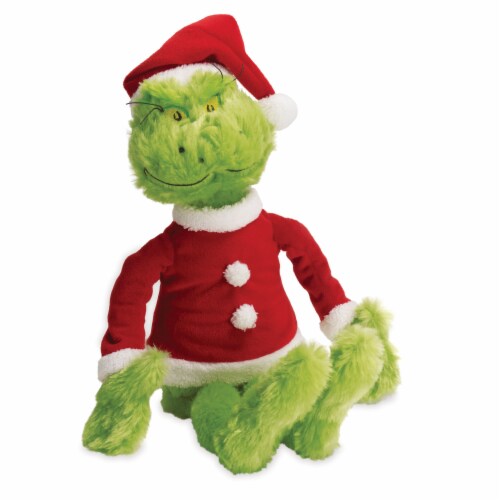 How The Grinch Stole Christmas 2022 Kroger Manhattan Toy Dr. Seuss The Grinch In Santa Suit 10" Soft Toy, 1 Each - Kroger