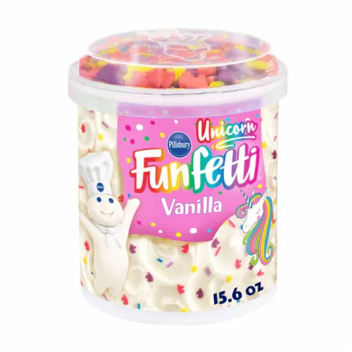 Pillsbury Funfetti Unicorn Vanilla Frosting, 15.6 oz Kroger