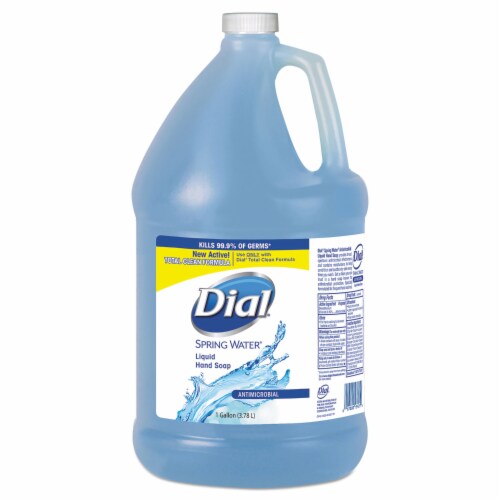 Dial Antimicrobial Liquid Hand Soap Spring Water Scent 1 gal Bottle 4