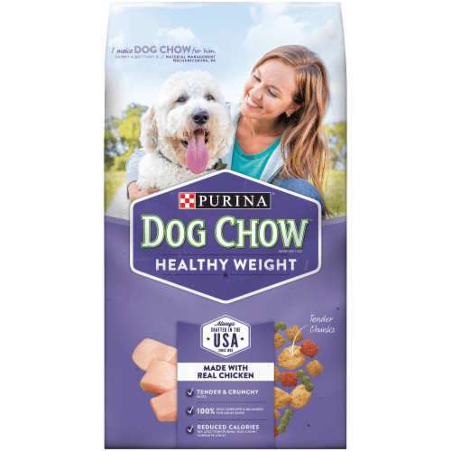 Dog Chow Healthy Weight Real Chicken Dry Dog Food, 4 lb Kroger