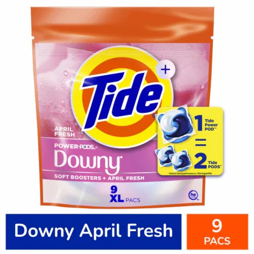 Tide Pods With Downy April Fresh Laundry Detergent Pods, 9 ct Kroger