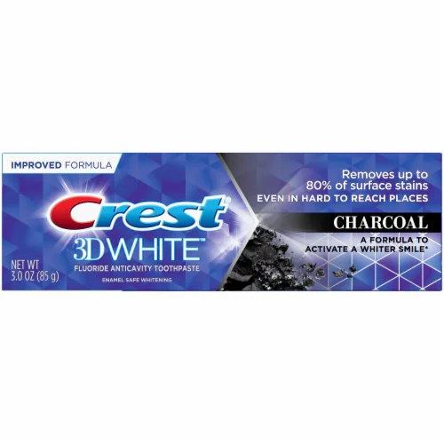 Kroger Crest 3D White Charcoal Whitening Toothpaste, 3 oz