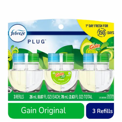 Febreze OdorEliminating Fade Defy PLUG Gain Original Air Freshener
