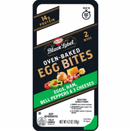 Hormel™ Black Label™ Ham Bell Peppers & 3 Cheeses OvenBaked Egg Bites, 4.2 oz Kroger