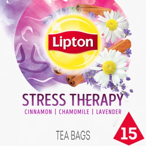 Lipton® Stress Therapy Cinnamon Chamomile & Lavender Caffeine Free