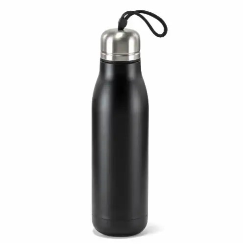 HD Designs Outdoors Double Wall Vacuum Bottle Jet Black, 19 oz Fred