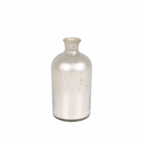 HD Designs Mercury Glass Vase Silver, 6.4 in Kroger