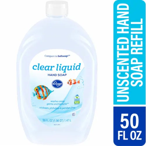 Kroger® Clear Liquid Hand Soap Refill, 50 fl oz Kroger