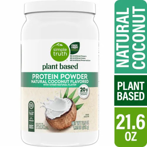 Simple Truth® Plant Based Protein Powder Coconut Almond, 21.6 oz Ralphs