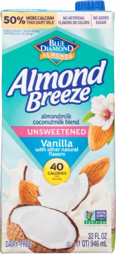 Blue Diamond Vanilla Unsweetened Coconut Milk, 32 fl oz Kroger