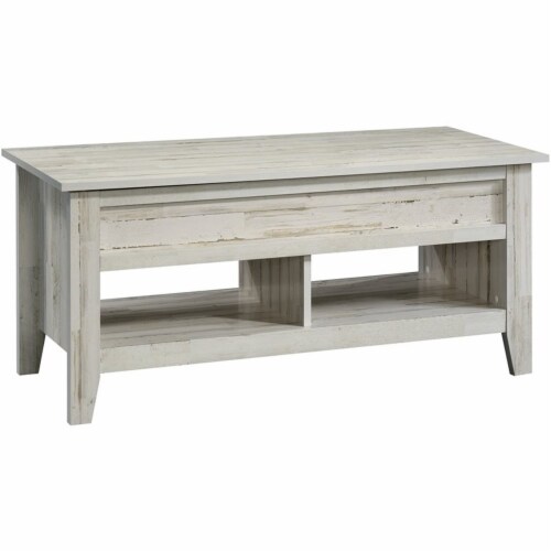 Sauder Dakota Pass Engineered Wood LiftTop Coffee Table in White Plank, 1 Fry’s Food Stores
