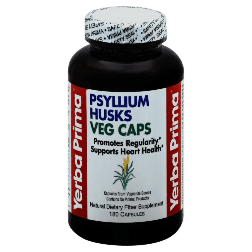 Yerba Prima Psyllium Husks Veg Capsules, 180 ct Kroger