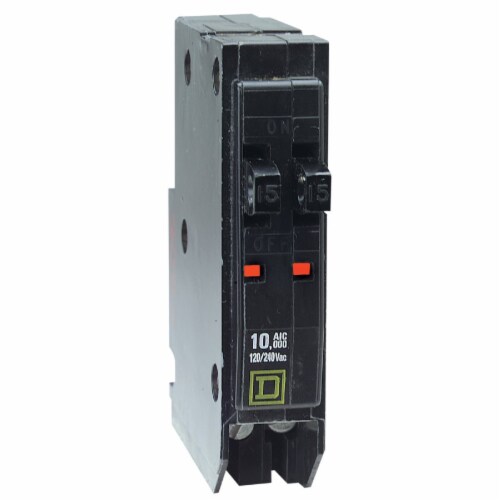 Square D QO 15A/15A SinglePole Standard Trip Tandem Circuit Breaker