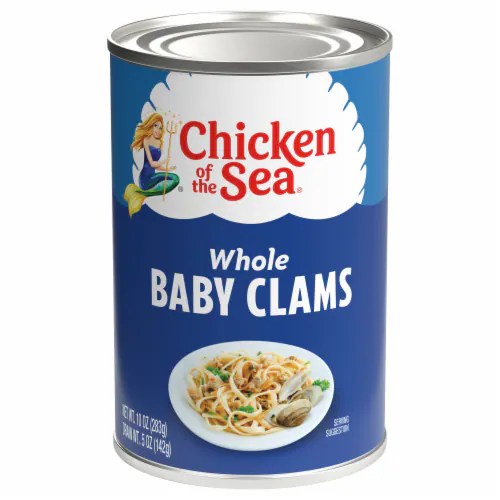Chicken of the Sea® Canned Whole Baby Clams, 10 oz Kroger