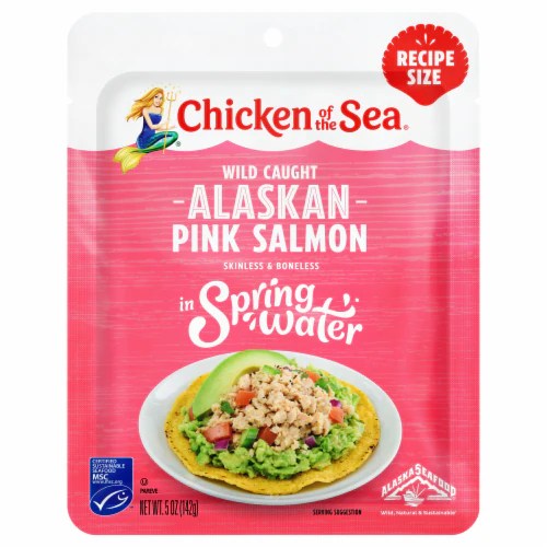 Kroger Chicken of the Sea Skinless and Boneless Pink Salmon, 5 oz