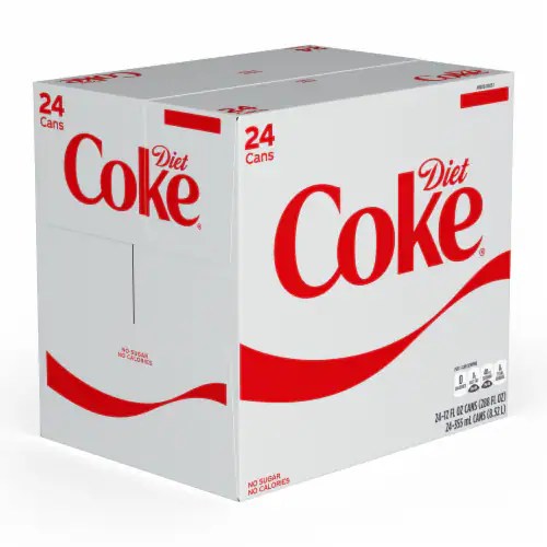Diet Coke Soda 24 Count, 24 cans / 12 fl oz Kroger