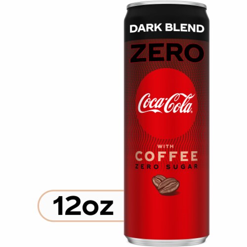CocaCola with Coffee Dark Blend Zero Sugar Soda, 12 fl oz Fred Meyer