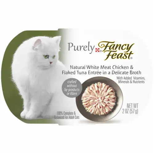 Fancy Feast Purely Natural White Meat Chicken & Flaked Tuna Grain Free