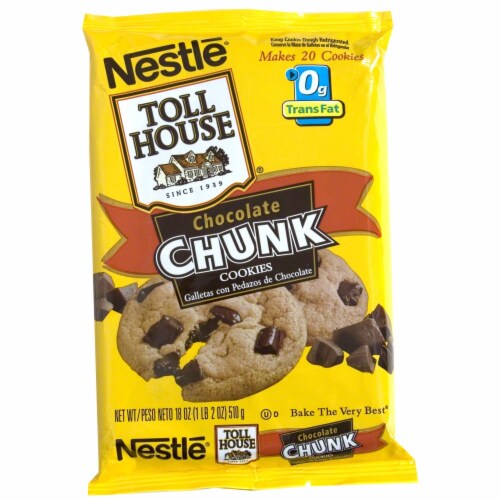 Nestle Toll House Chocolate Chunk Cookie Dough, 18 oz Ralphs
