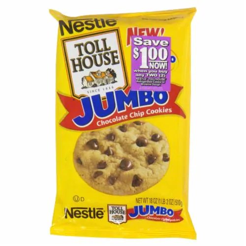 Nestle Jumbo Chocolate Chip Cookie Dough, DISC Ralphs