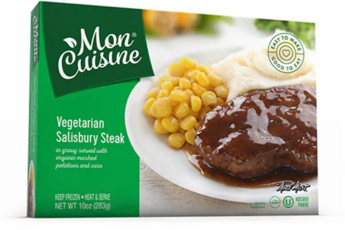 Kroger Mon Cuisine Vegetarian Salisbury Steak, 10 oz