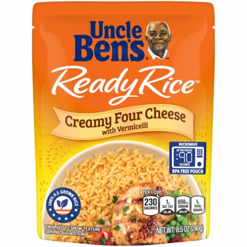 Food 4 Less Uncle Ben's Ready Rice Creamy Four Cheese Rice, 8.5 oz