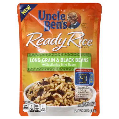 Mariano’s Uncle Ben's Long Grain & Black Beans Ready Rice, 8.5 oz