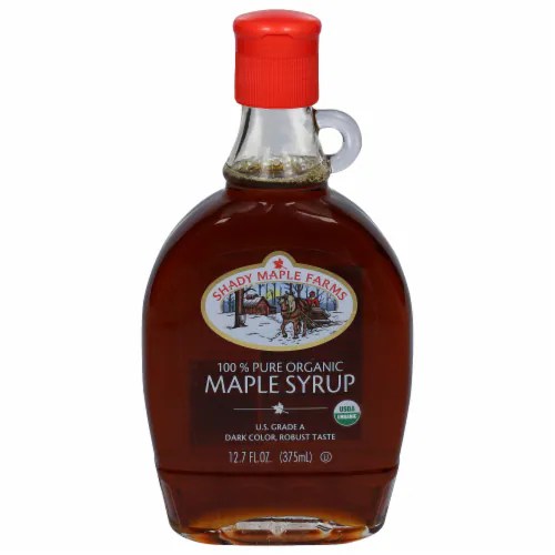 Shady Maple Farms Organic Maple Syrup, 12.7 FO Harris Teeter