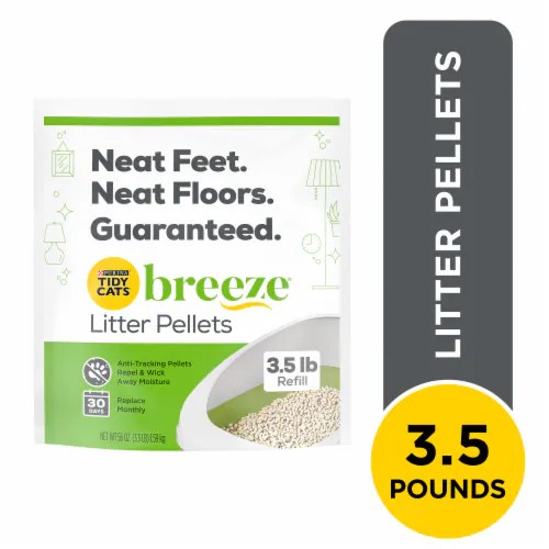 Purina Tidy Cats Breeze Cat Litter Pellets Refill, 3.5 lb Kroger