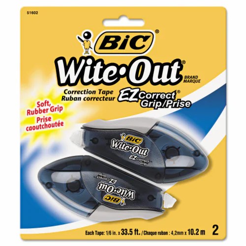 BIC® White Out Tape, 2 pk QFC