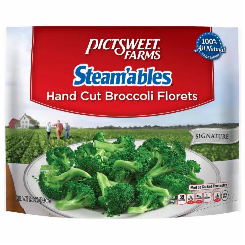 Pictsweet Farms Steam'ables Hand Cut Broccoli Florets, 12 oz Kroger