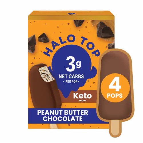 Halo Top® Keto Peanut Butter Chocolate Ice Cream Bars, 4 ct Smith’s