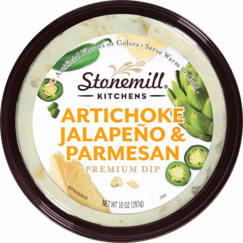 Kroger Stonemill Kitchens Artichoke Jalapeno & Parmesan Dip, 10 oz