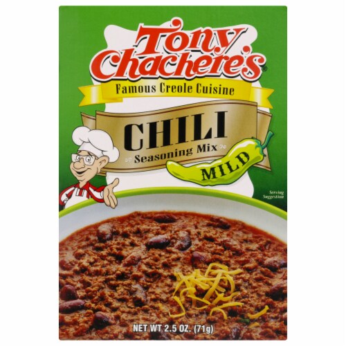 Tony Chachere's® Famous Creole Cuisine Mild Chili Seasoning Mix, 2.5 oz