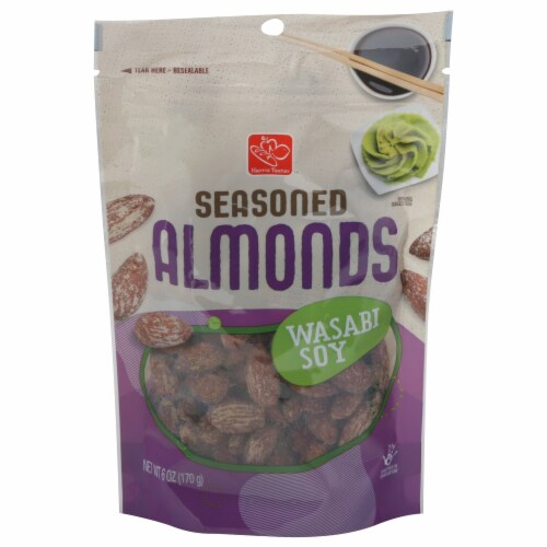 Harris Teeter™ Wasabi Soy Seasoned Almonds, 6 oz Kroger