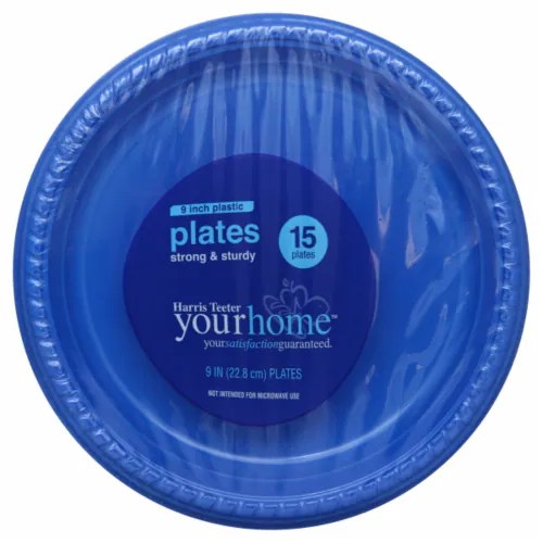 Harris Teeter Your Home™ 9Inch Plastic Plates, 15 ct Kroger