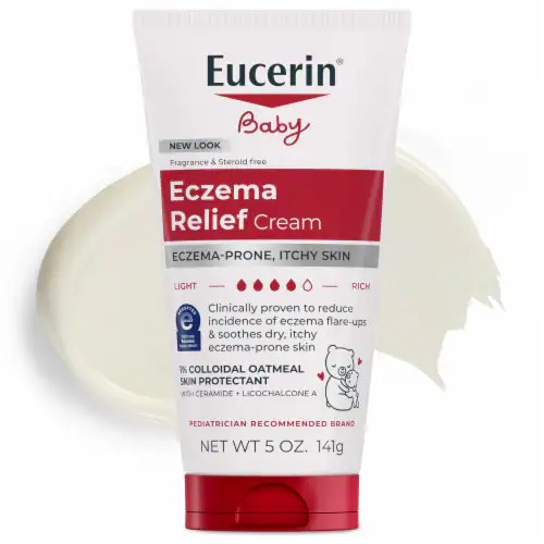 Eucerin Baby Eczema Relief Body Cream, Steroid & Fragrance Free For 3+ Months Of Age, 5 oz QFC