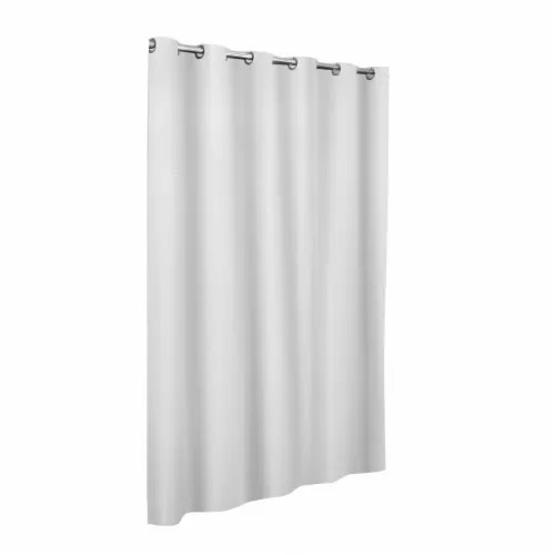 Maytex Mills InstaCurtain Stevenson Shower Curtain White, 71 x 74 in