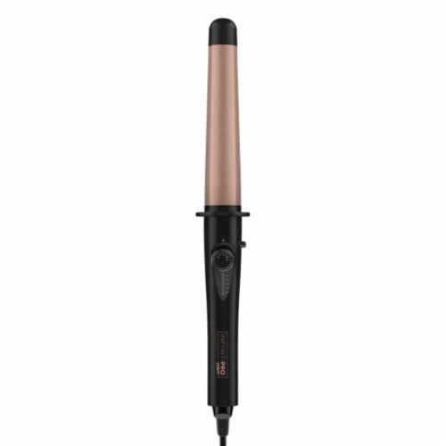 Conair CD801T InfinitiPRO Perfect Angle 1 1/4 inch to 1 inch Rose Gold Curling Wand, 1 Ralphs