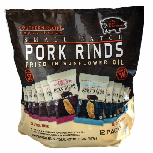 Fred Meyer Southern Recipe Small Batch Pork Rinds Variety Pack 12