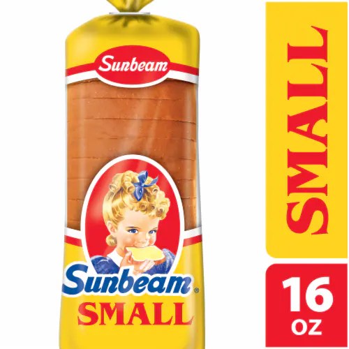 Sunbeam Small Enriched White Bread, 16 oz Kroger
