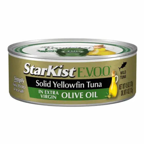 StarKist E.V.O.O. Solid Yellowfin Tuna in Extra Virgin Olive Oil, 4.5